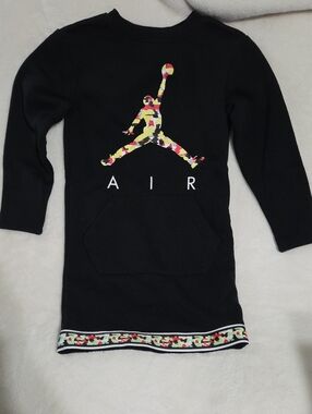 Nike Black Dress with Multicolor Camo Jumpman